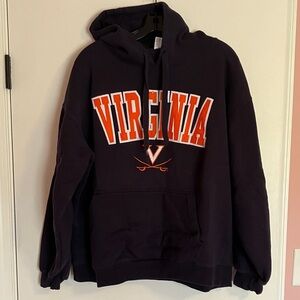 UVa Virginia Cavaliers embroidered Kangaroo Pocket Pullover Hoodie